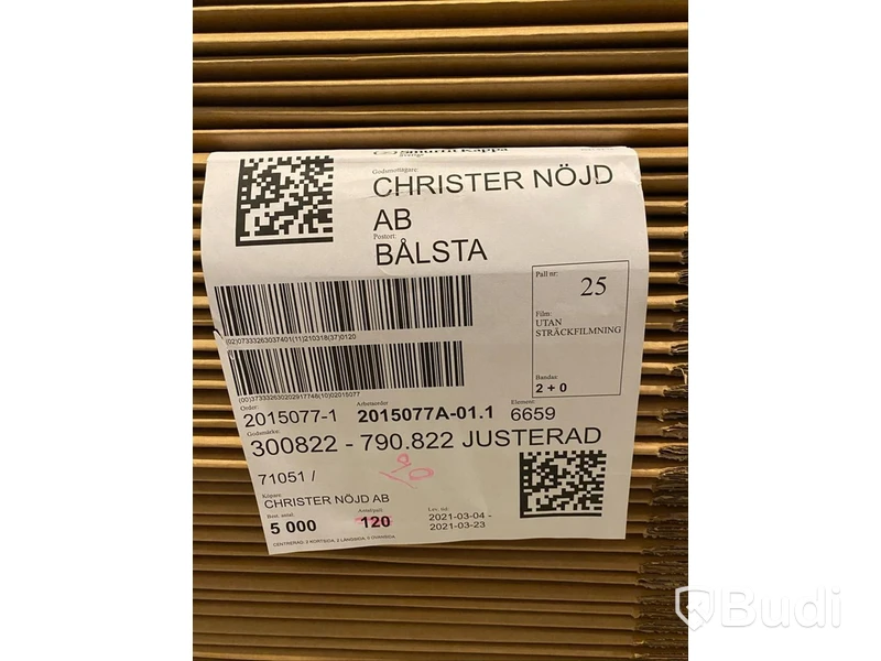 Ca 72 st Dubbelwellåda N-82,2